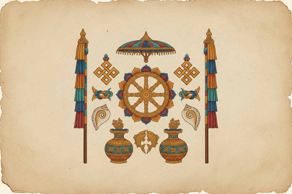 Common Buddhist Symbols in Himalayan Art: A Beginner's Guide