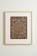 Avalokiteshvara Mandala Thangka Close Framed Shot