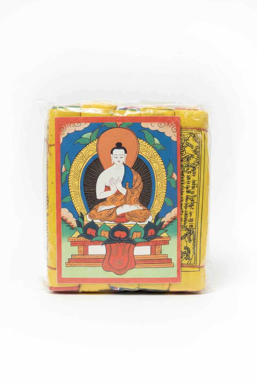 Prayer Flag Bundle with Thangka