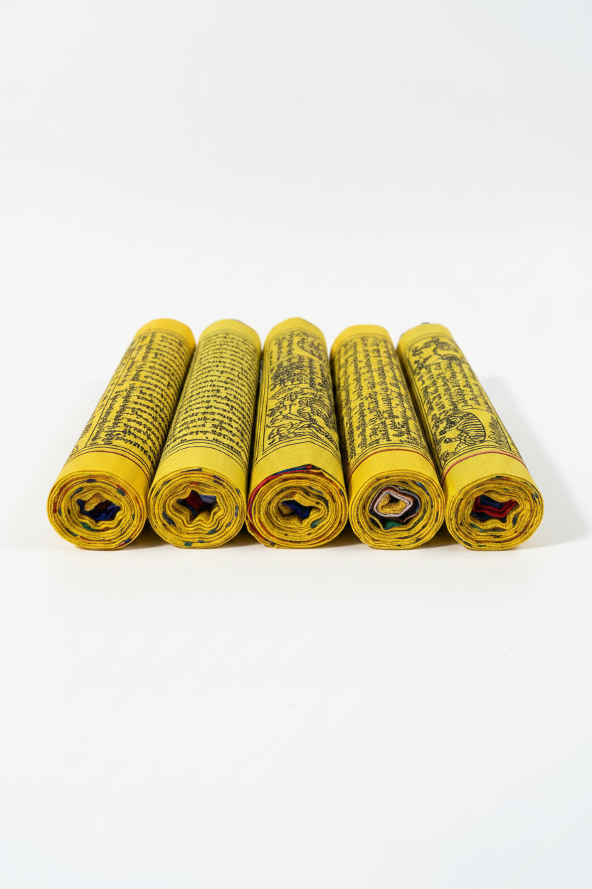 Rolled Prayer Flag Scrolls