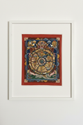 Wheel of Life Thangka — White Frame